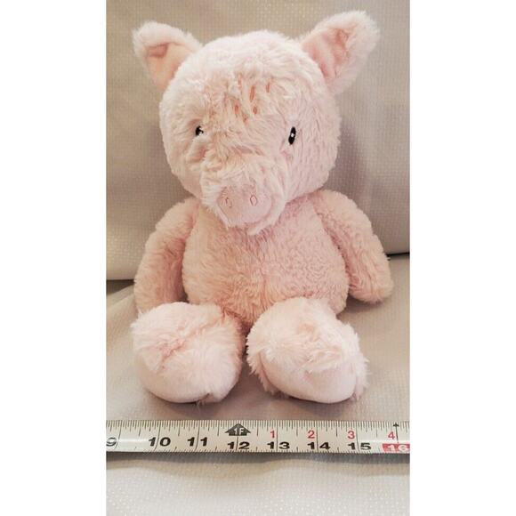 Animal Adventure Pink Pig Stuffed Animal Plush Toy Embroidered Eyes - Picture 7 of 11